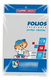 Folio Luma Escolar Extra Cristal Po...