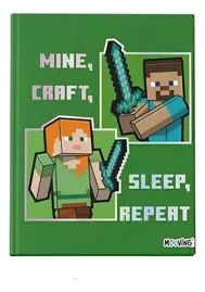 Cuaderno 16X21 Minecraft Tapa Dura ...