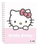 Cuaderno 16x21 Espiral Td 80 Hojas Hello Kitty Mooving