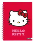 Cuaderno 16x21 Espiral Td 80 Hojas Hello Kitty Mooving