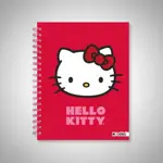 Cuaderno 16x21 Espiral Td 80 Hojas Hello Kitty Mooving