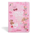 Libreta Journal Con Elástico A5 Romantic Chimola Rosa