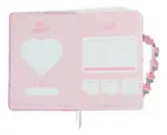 Libreta Journal Con Elástico A5 Romantic Chimola Rosa
