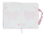 Libreta Journal Con Elástico A5 Romantic Chimola Rosa