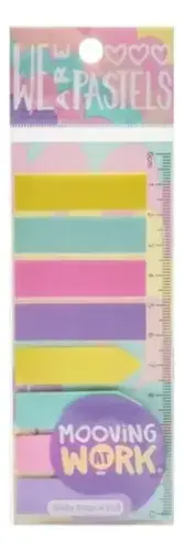 Notas Adhesivas Mooving X 200 Unidades Color Pastel Pastel