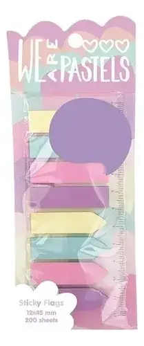 Notas Adhesivas Mooving X 200 Unidades Color Pastel Pastel