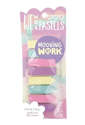 Notas Adhesivas Mooving X 200 Unidades Color Pastel Pastel