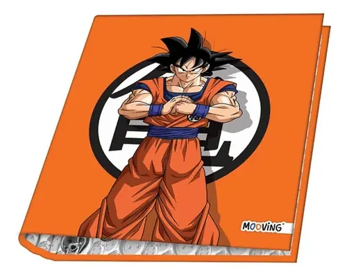 Carpeta Escolar N3 3 Anillos 40cm Dragon Ball Z Mooving - MOOVING ...