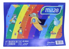 Block Papel Afiche  Liso 40Hjs Colo...