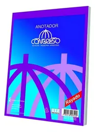 Block Anotador Rayado  X40 Hojas Es...