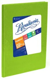  Cuaderno Tapa Dura 16X21 Verde Cla...