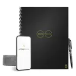 Cuaderno Rocketbook Core en espiral reutilizable A4 negro
