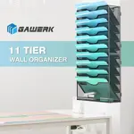 Organizador de archivos de pared de 11 niveles,