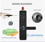 Cerradura Smart Triple Traba Clave + Tarjeta Llave + Huella WIFI