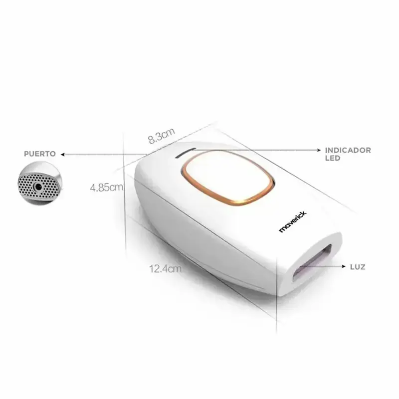 Depiladora Láser Maverick Sistema Ice Filtro Uv Definitiva DE2