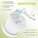 Mini Exprimidor Portátil Recargable 6 Hojas 420ML