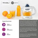 Exprimidor De Jugo Tivoli 1L 40w 2 Conos Base Antideslizante