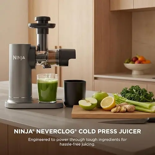 Extractor Jugo Ninja JC151 NeverClog Prensado en