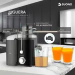 Extractor de Jugo Suono JES23-2 Exprimidor Elec. 450Ml 500W
