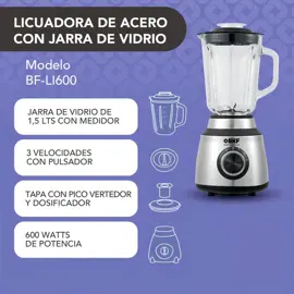 Licuadora BfLi600 220W 1.5L 3V 