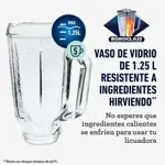 Licuadora Oster Clasica Acople Metalico Pica Hielo Pt 1.25 L