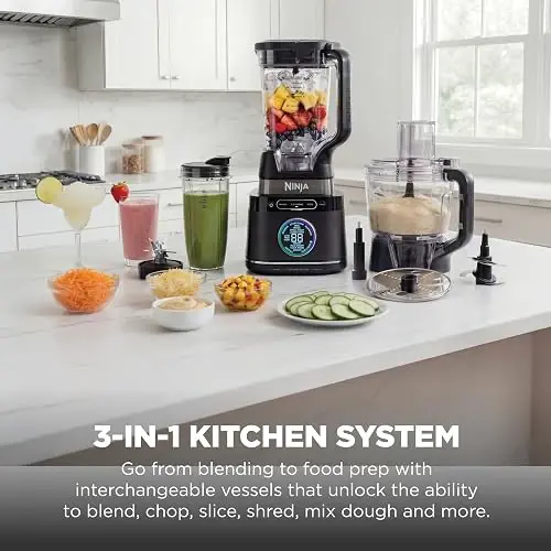 Batidora y Procesador de Alimentos Todo en Uno Ninja TB401 Detect Kitchen System Power Blender 120 V