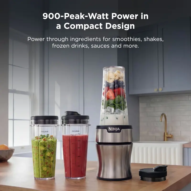 Licuadora Ninja Nutri Blender Plus 900PW Plata BN301