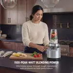 Licuadora Personal Ninja Nutri-Blender Pro BN401 1000W 2 Vasos 24 oz Cloud Silver