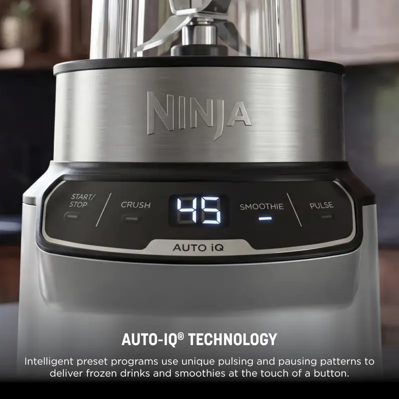Licuadora Personal Ninja Nutri Blender Pro BN401 1000W 2 Vasos 24 oz Cloud Silver