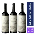 Vino Saint Felicien Malbec Catena Zapata x 3 unidades