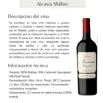 Vino DV Catena x2 un + Vino Saint Felicien x2 un + Vino Nicasia Red Blend x2 un