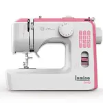 Máquina De Coser Recta Lumina Linda Rosa  12 Diseños