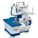 Máquina De Coser Overlock Lumina Sienna Azul 4 Hilos