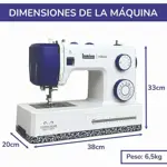Máquina De Coser Lumina Milano 34 Diseños Para Trabajos Pesados