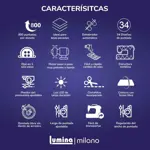Máquina De Coser Lumina Milano 34 Diseños Para Trabajos Pesados