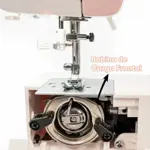 Maquina de Coser Lumina Flora Rosa Trabajos Pesados con 24 Diseños de Puntada