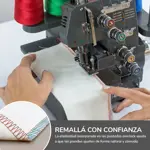 Máquina De Coser Overlock Lumina Sienna Silver 4 Hilos