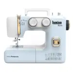Maquina de Coser Lumina Flora Celeste Trabajos Pesados con 24 Diseños de Puntada
