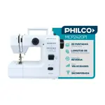 Máquina De Coser Eléctrica Philco Mcp2420 20 Puntadas Color Blanco
