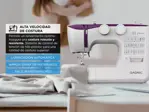 Máquina De Coser Portátil Gadnic 36 Puntadas Automática Pedal y Luz