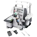 Maquina de Coser Overlock Gadnic SW9900 Semi Industrial 5 Hilos Luz Led y Pedal