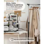 Maquina de Coser Overlock Gadnic SW9900 Semi Industrial 5 Hilos Luz Led y Pedal