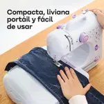 Máquina De Coser Portátil Waggs 12 Puntadas Pedal Led