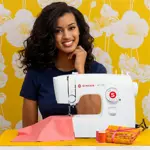 Máquina de Coser SINGER M1150, ligera y portátil, 45 puntadas