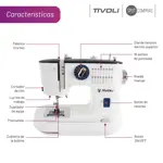 Máquina De Coser Tivoli 16 Estilos De Puntadas 2 Velocidades