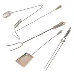 Set Parrillero X 5 Accesorios Niquel. C/Bolsa