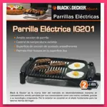  Parrilla Grill Electrica Black & Decker Ig201 Negro