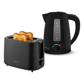 Combo Desayuno Pava Eléctrica 1.7L  Y Tostadora 750W...