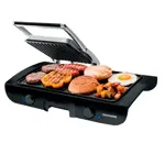 Parrilla Grill C/Tapa Prensa Y Plancha Bifera Novohome 1500w