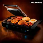 Parrilla Grill C/Tapa Prensa Y Plancha Bifera Novohome 1500w